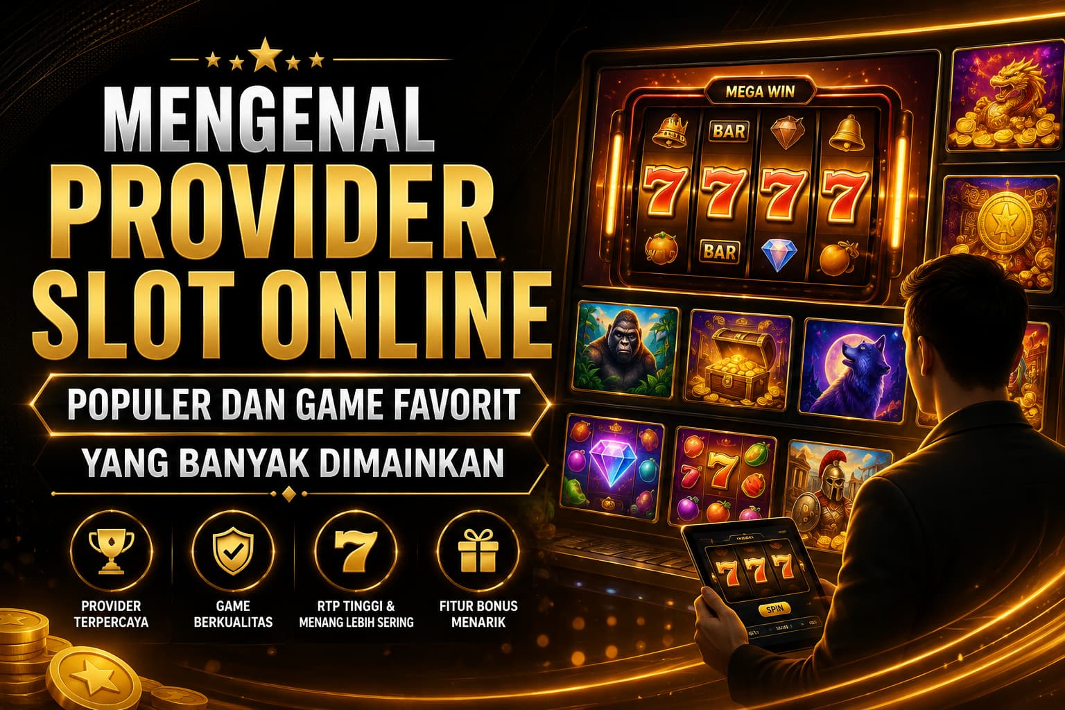 Mengenal provider slot online populer dan game favorit yang banyak dimainkan